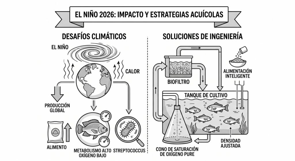 Alerta Climática: Cómo El Niño 2026 Afectará a la Acuicultura Mundial (Y Qué Hacer en tu Granja)