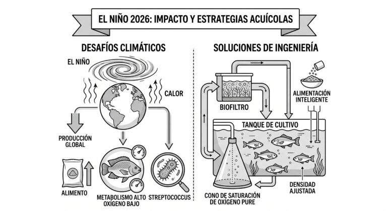 Alerta Climática: Cómo El Niño 2026 Afectará a la Acuicultura Mundial (Y Qué Hacer en tu Granja)