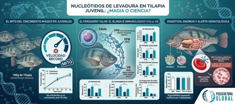 El Mito del Crecimiento Mágico: Lo que la Ciencia Revela sobre los Nucleótidos y la Inmunidad en Tilapias