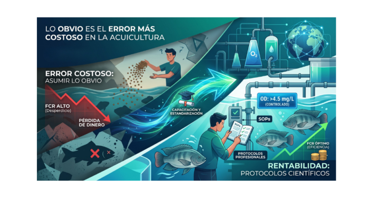 En la Acuicultura lo Obvio es el Error Más Costoso: Sesgos, Tecnología y Estandarización.
