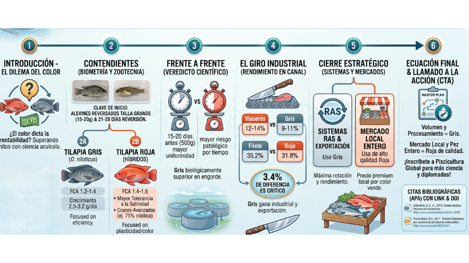 Tilapia Roja vs. Tilapia Gris