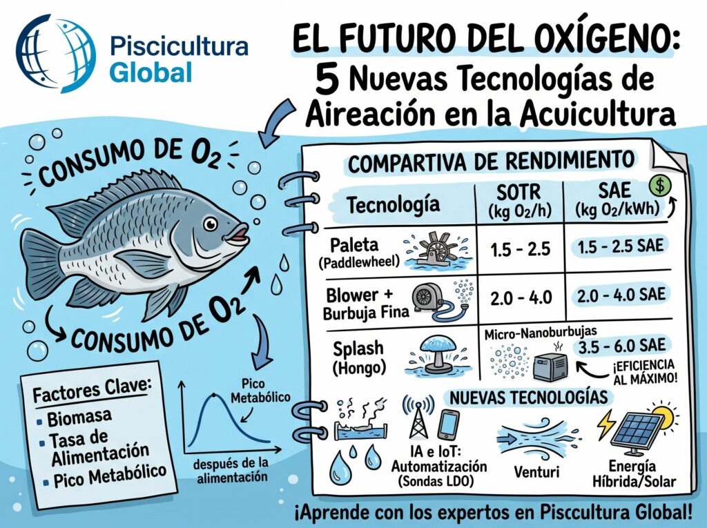 El Futuro del Oxígeno: 5 Nuevas Tecnologías de Aireación que están Revolucionando la Acuicultura